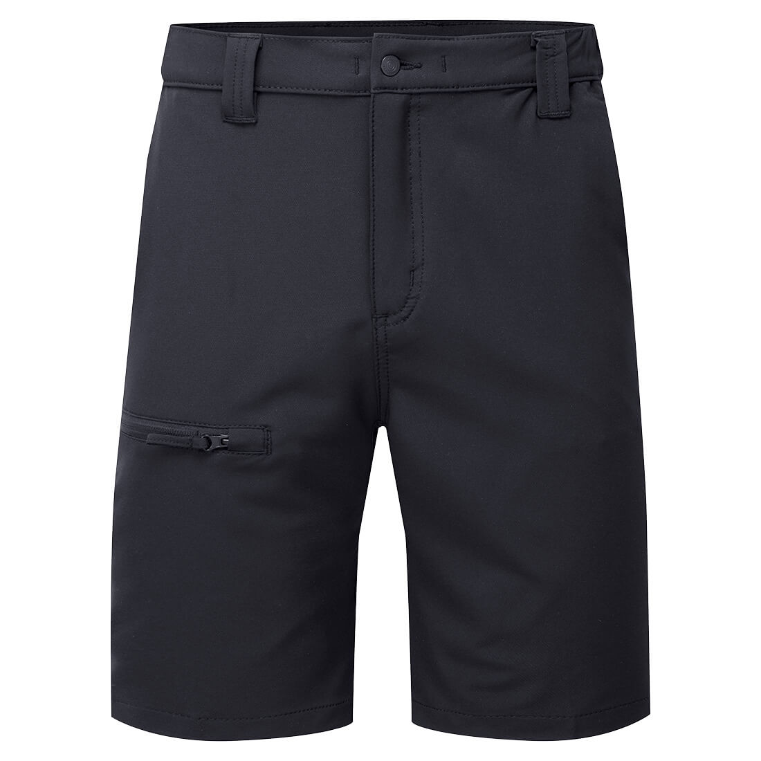 Portwest Mens WX2 Eco Stretch Cargo Work Shorts in Black