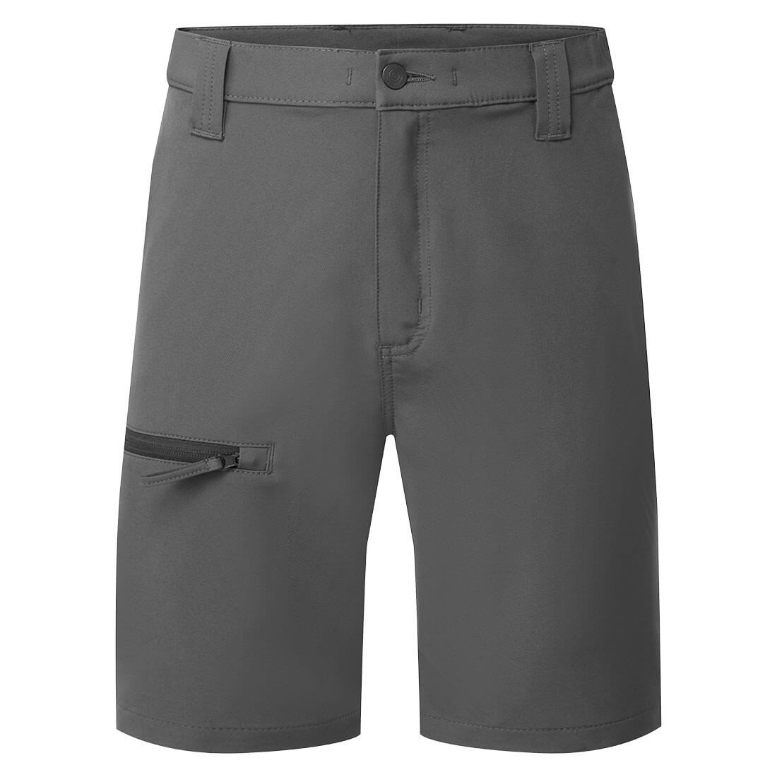Portwest Mens WX2 Eco Stretch Cargo Work Shorts in Metal Grey