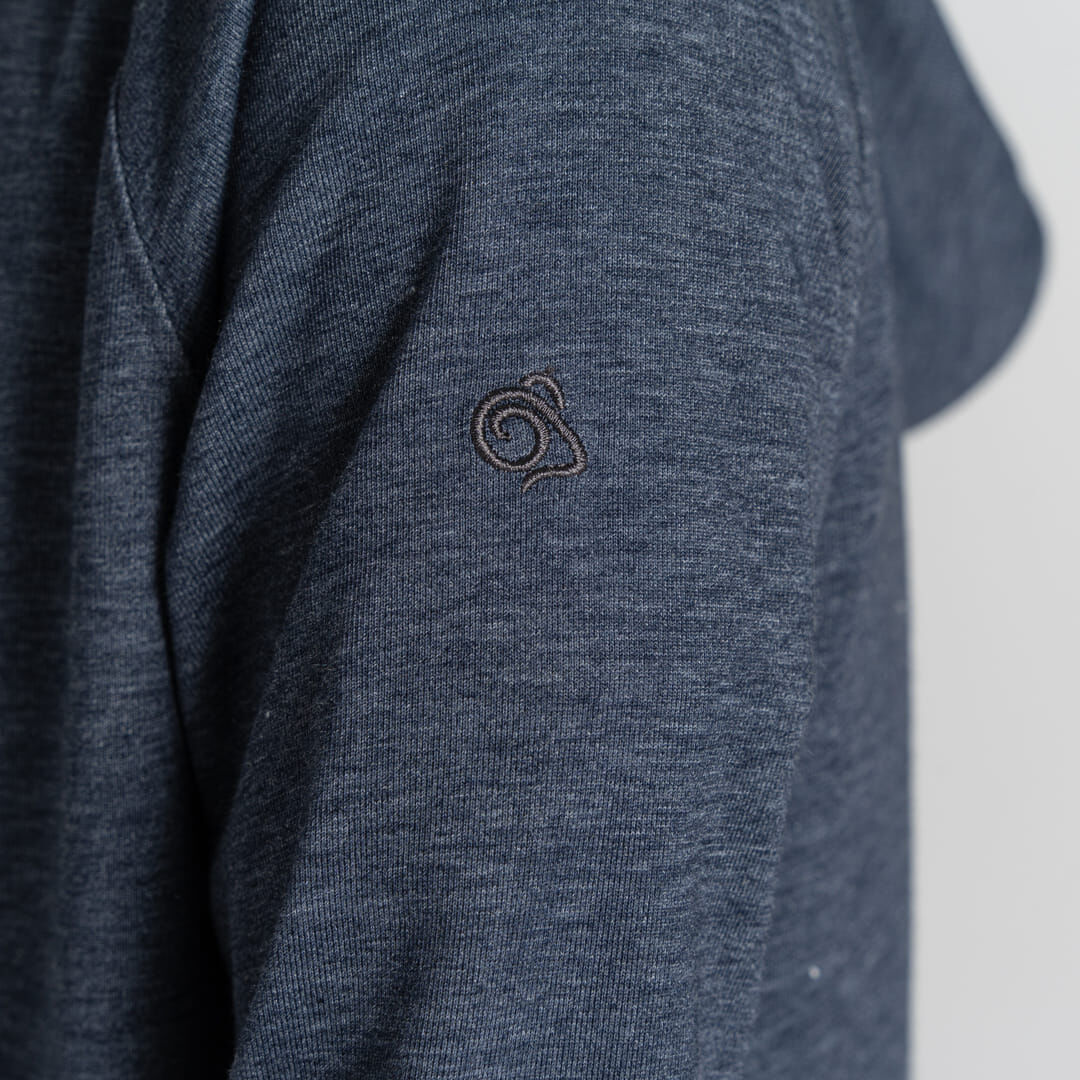 Craghoppers NosiLife Frey Kids Hooded Jacket in Blue Navy Marl