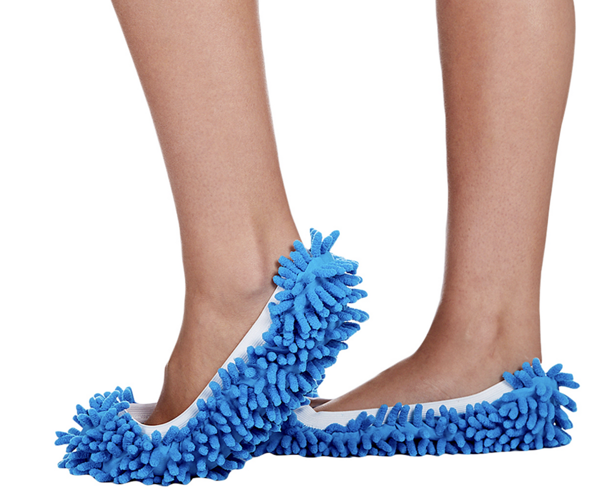2 Pairs Foot Mop Cleaner Lazy Floor Dusting Shoe Slipper Cover Polishing Clean