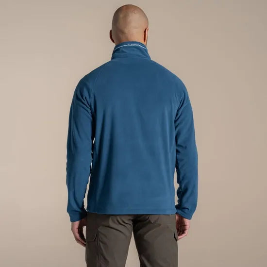 Craghoppers Corey VI Half Zip Microfleece Jacket in Poseidon Blue