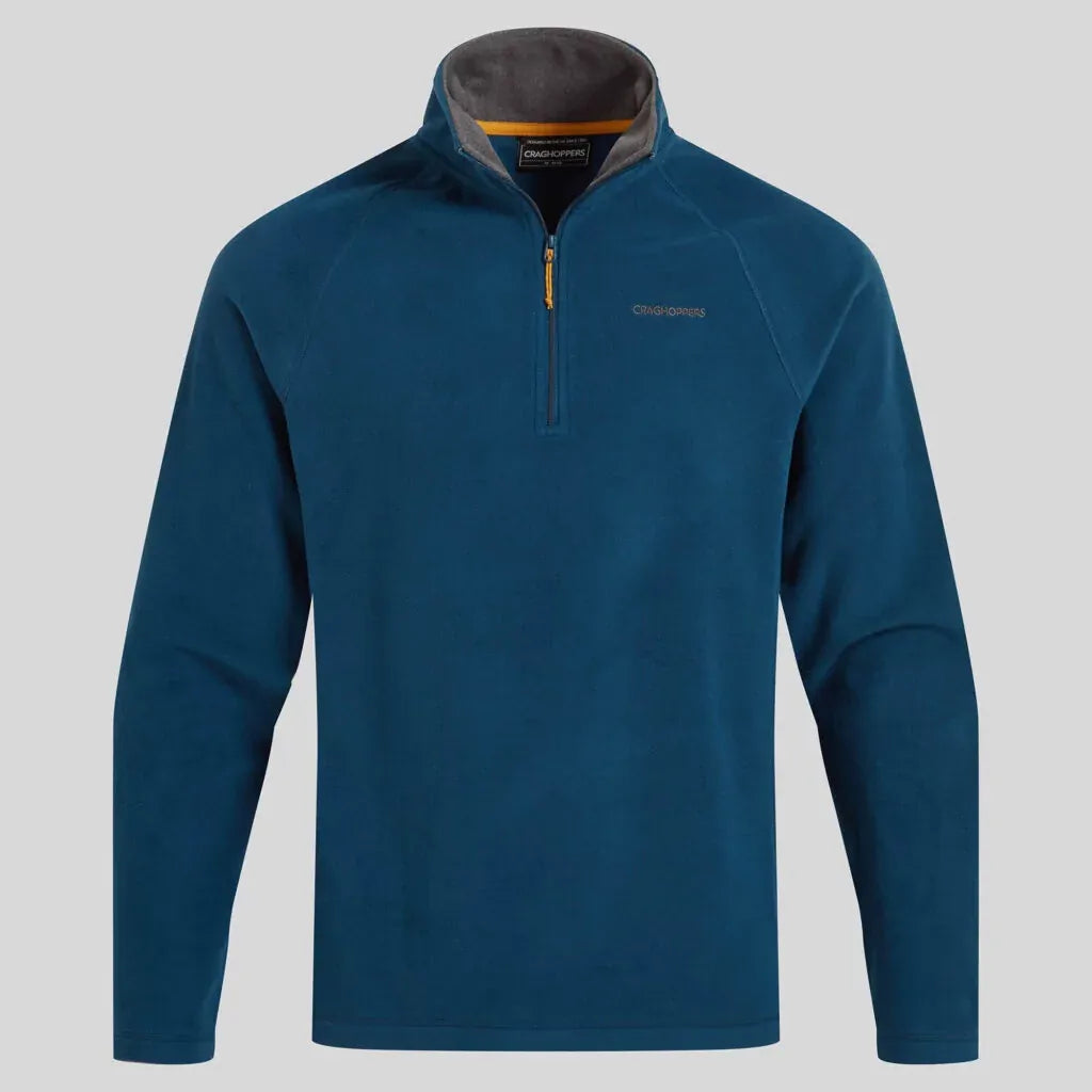 Craghoppers Mens Corey VI Half Zip Fleece Pullover Jumper in Tourmaline Blue (CMA1287)