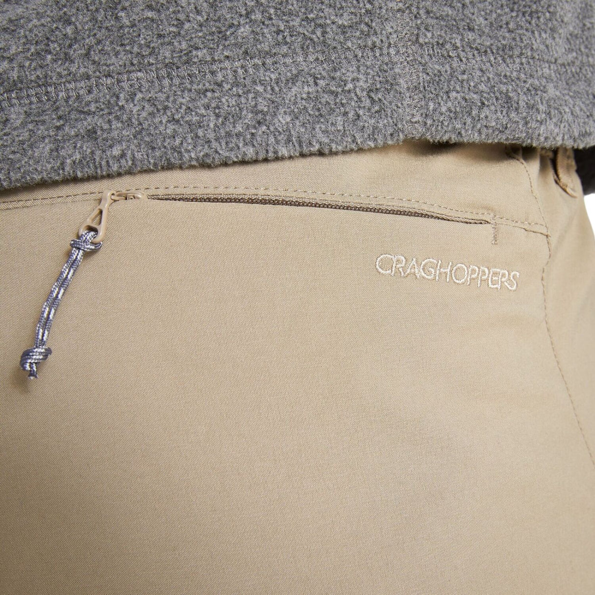 Craghoppers Kiwi Pro Short Mens 9" Stretch UPF50+ Water Repellent Quick Dry in Pebble