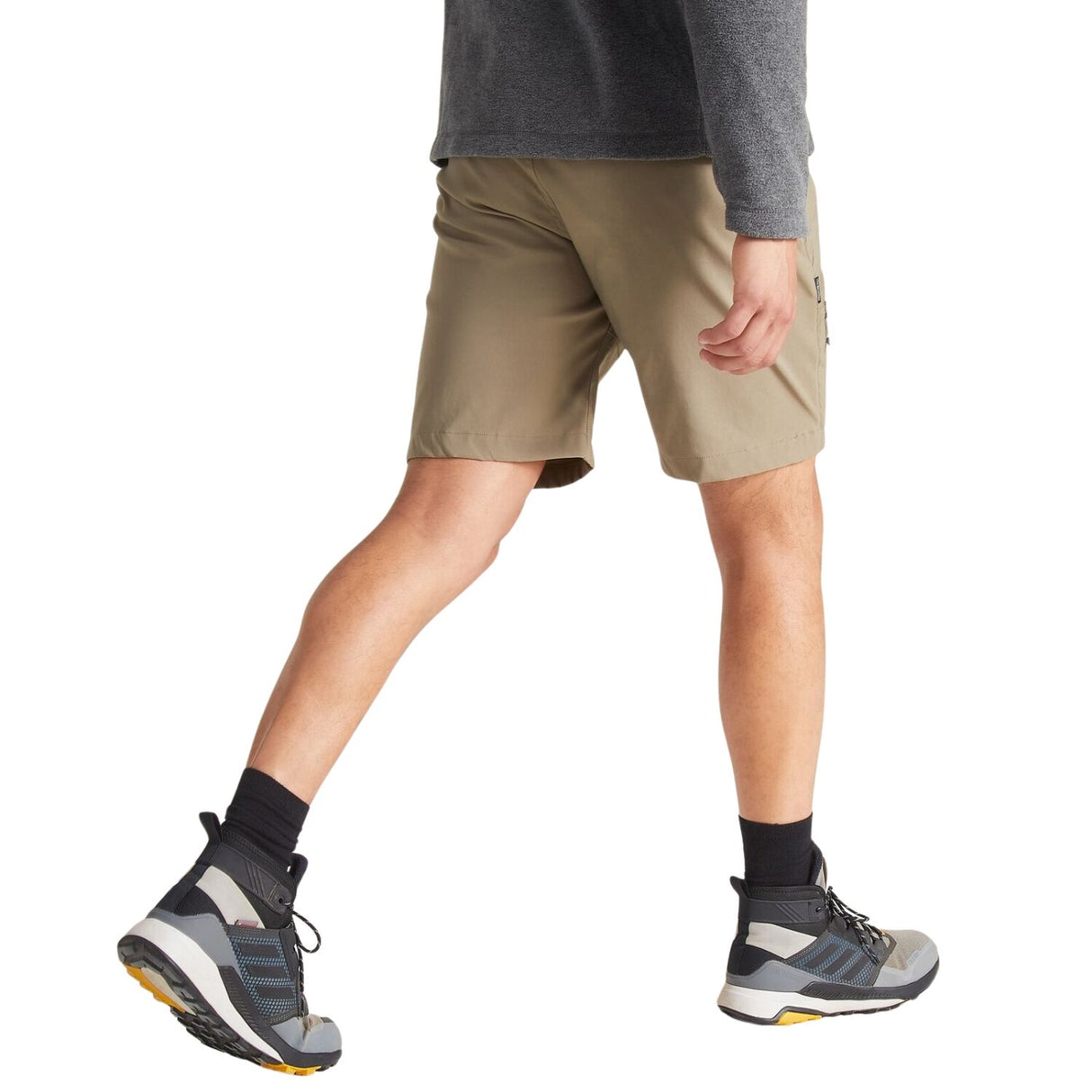 Craghoppers Kiwi Pro Short Mens 9" Stretch UPF50+ Water Repellent Quick Dry in Pebble