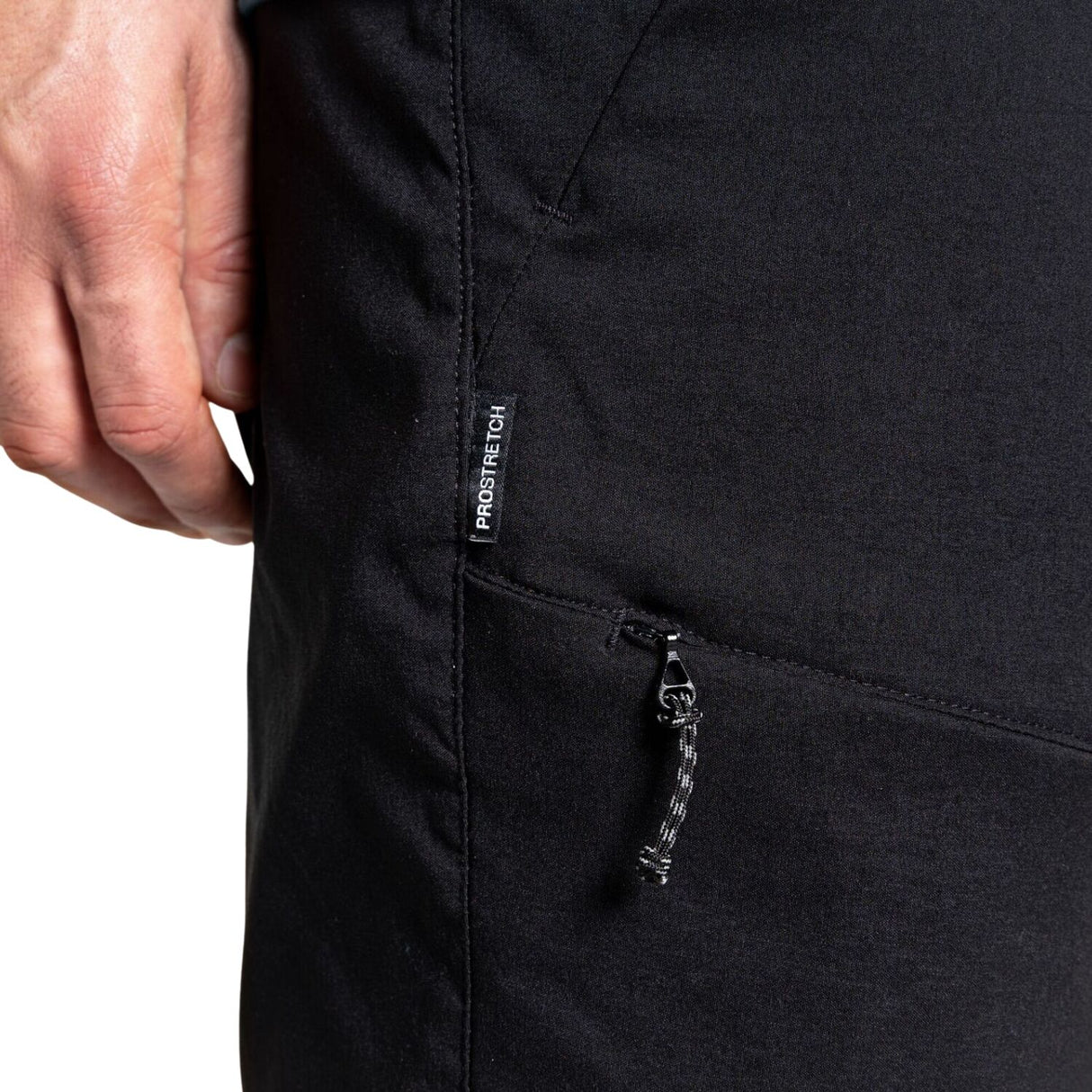 Craghoppers Mens Kiwi Pro Short 9" Stretch UPF50+ Water Repellent Quick Dry in Black