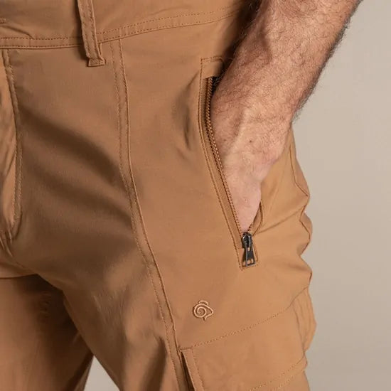 Craghoppers Mens Kiwi Pro Cargo Stretch Trousers Pants (Regular) in Boulder
