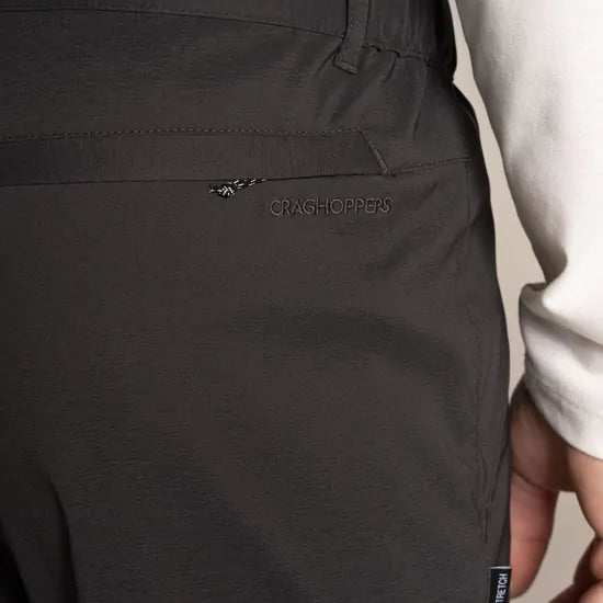 Craghoppers Mens Kiwi Pro III Convertible Stretch Trousers Pants (Regular) in Dark Lead