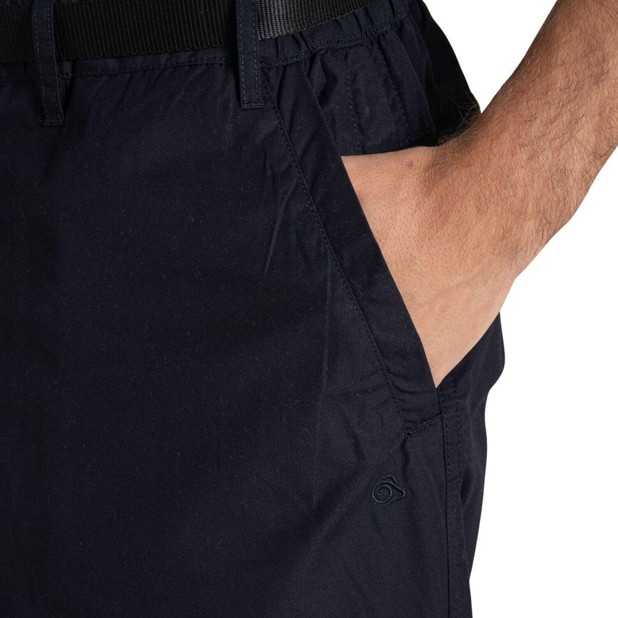 Craghoppers Mens Kiwi Classic Trouser UPF50+ Hiking Pants Quick Dry Recycled in Dark Navy