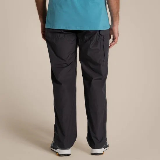 Craghoppers Mens Kiwi Classic Outdoor Trousers Pants (Regular) in Black Pepper