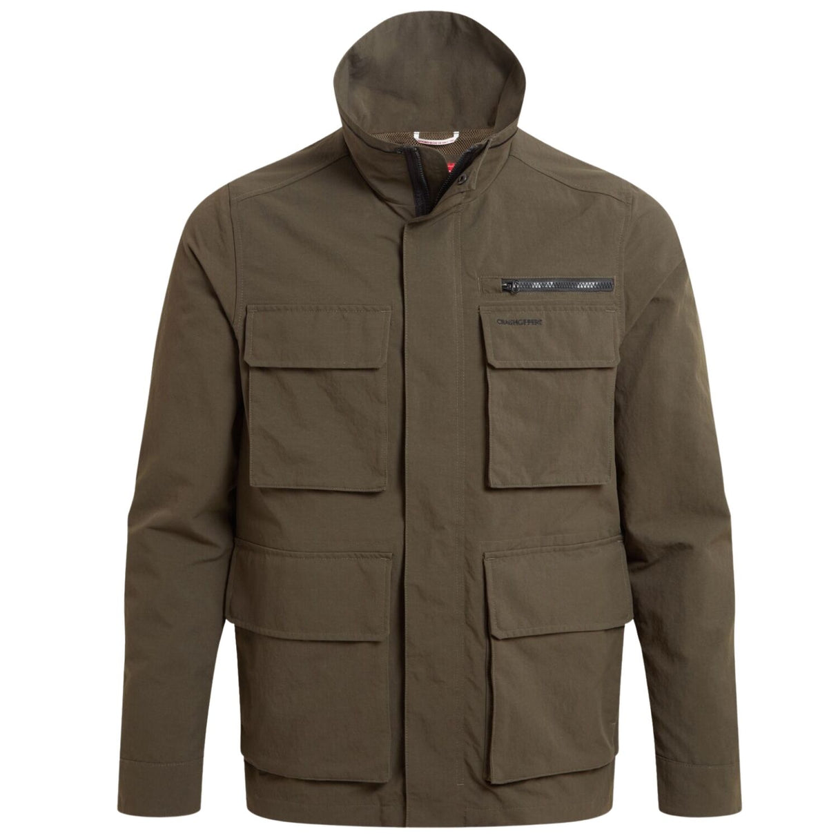 Craghoppers Mens Insect Repellent UPF50+ Travel Adventure Jacket IV in Woodland Green