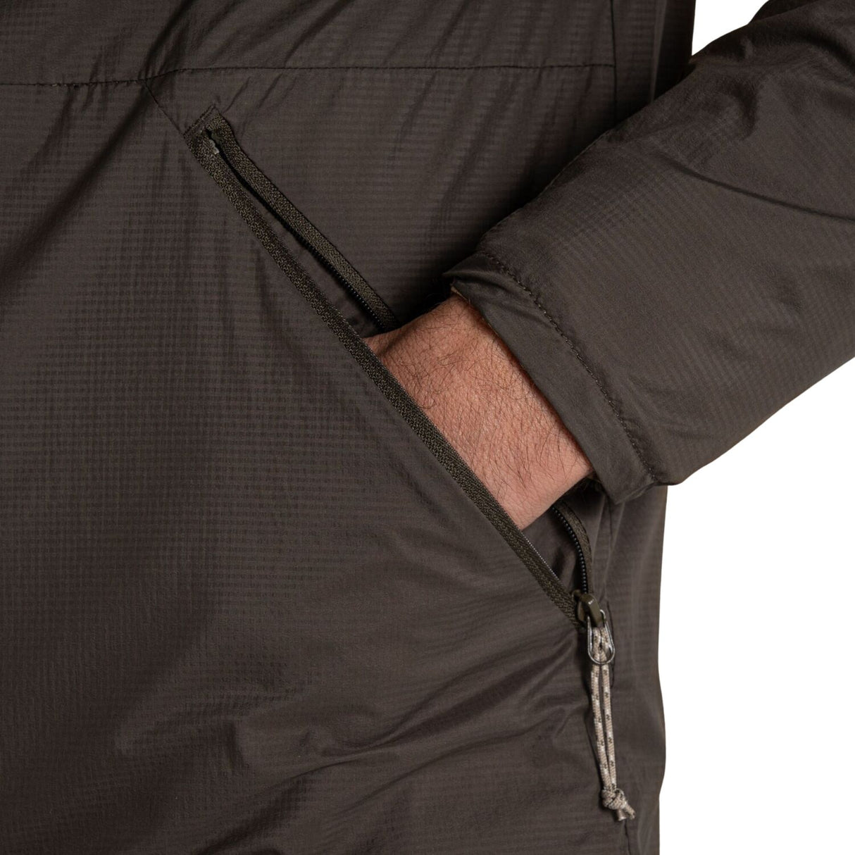 Craghoppers Mens Ovis Insect Repellent Wind Resistant UPF30+ Reversible Jacket in Woodland Green/Earthenware