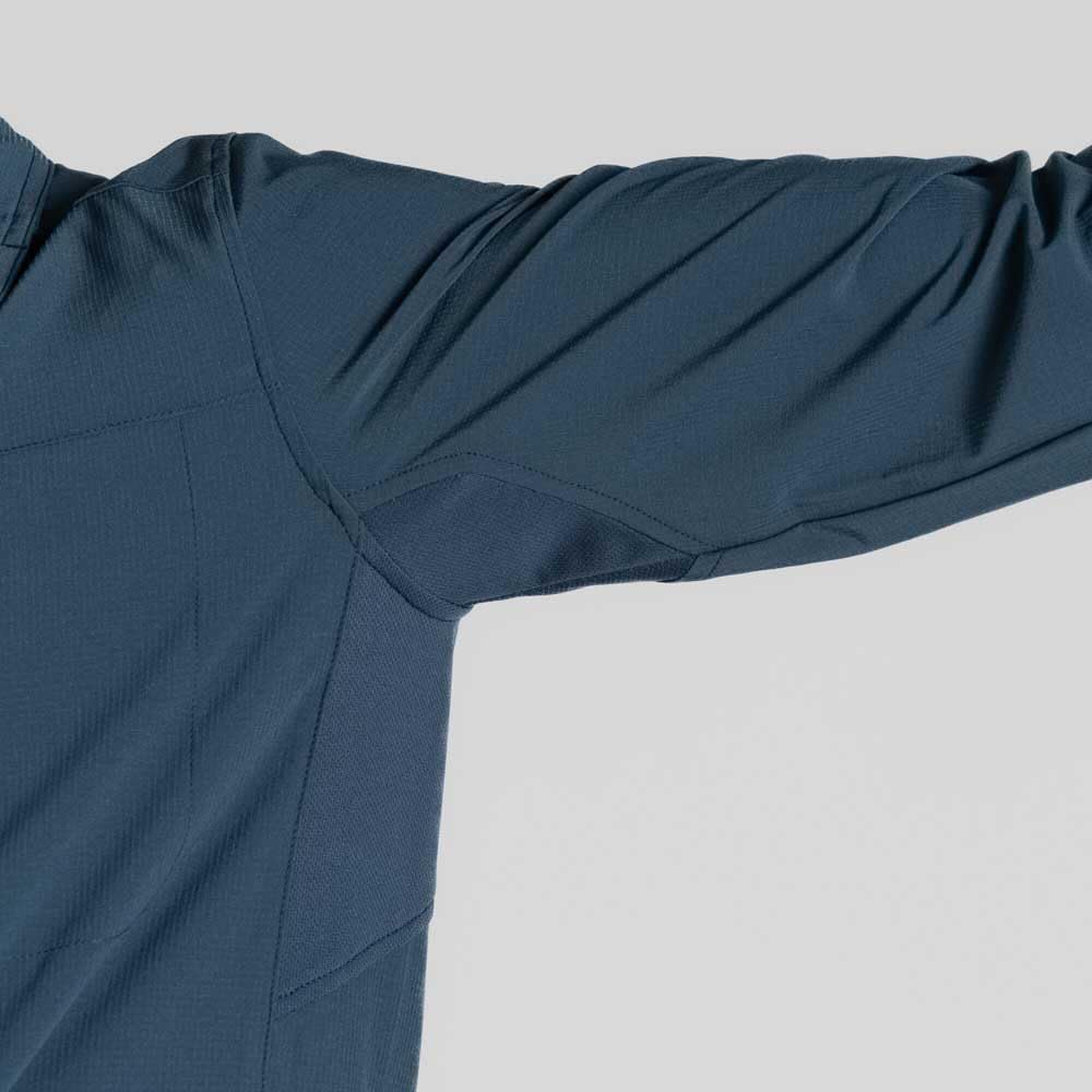Craghoppers Mens NosiLife Long Sleeve Pro Shirt V in Blue Stone