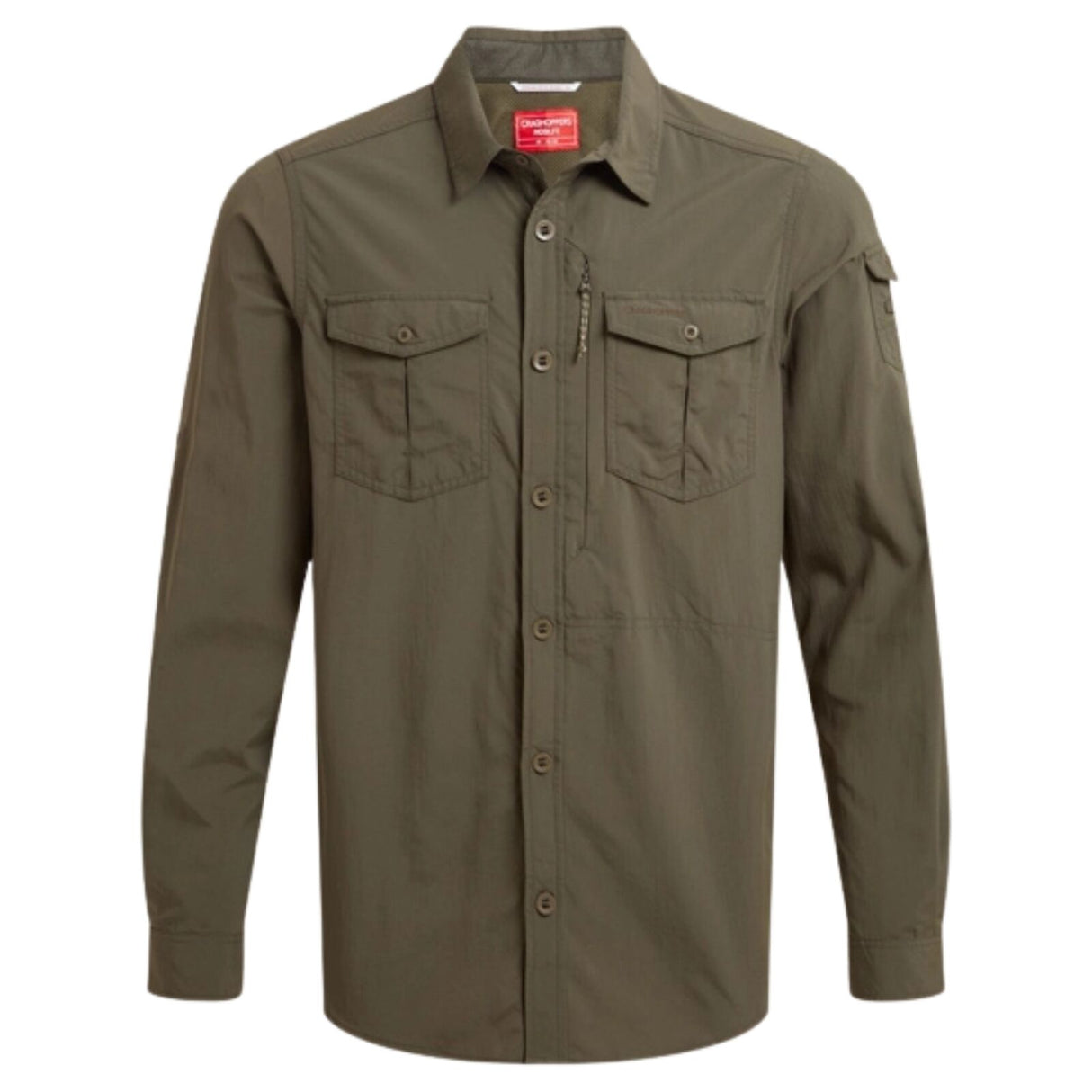 Craghoppers NosiLife Adventure III Long Sleeve Shirt in Woodland Green