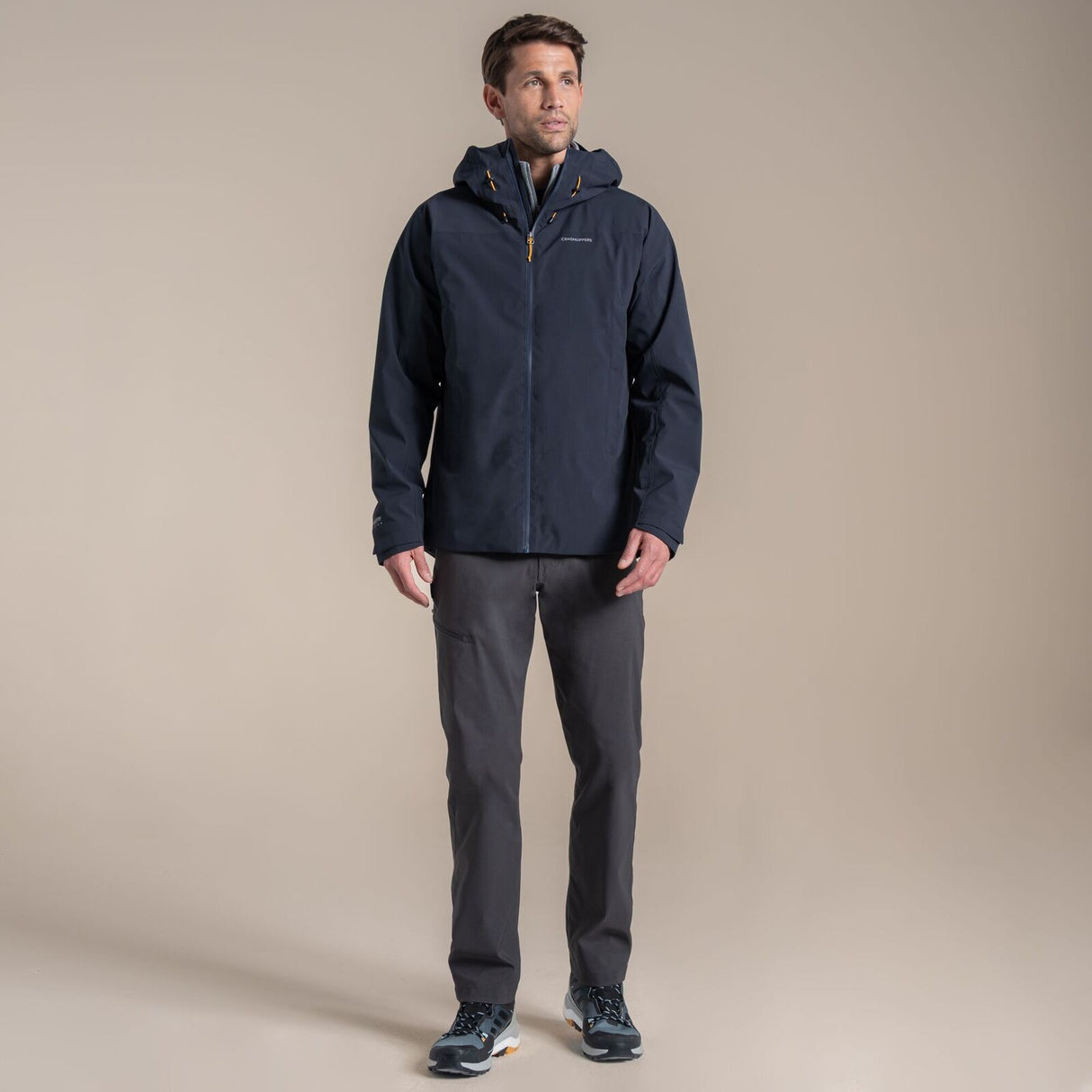 Craghoppers Ponsa Waterproof Stretch Jacket in Dark Navy