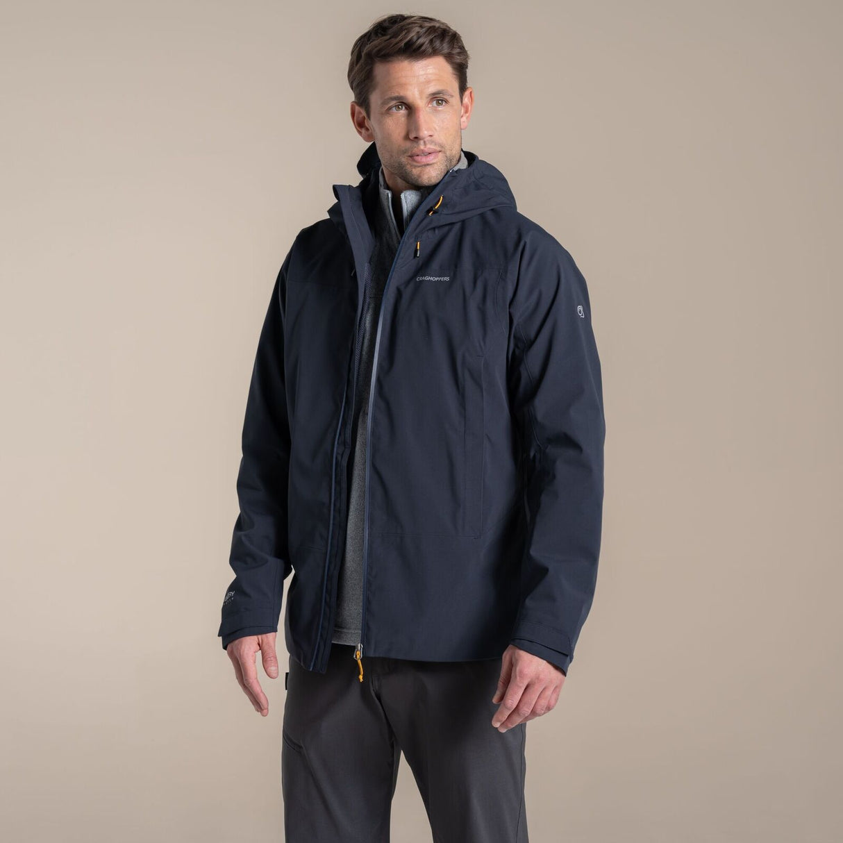 Craghoppers Ponsa Waterproof Stretch Jacket in Dark Navy