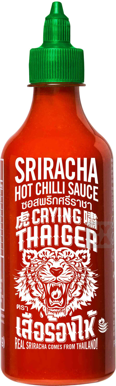 3x 440ml Crying Thaiger Thai Sriracha Sauce - Hot Chilli (Product of Thailand)