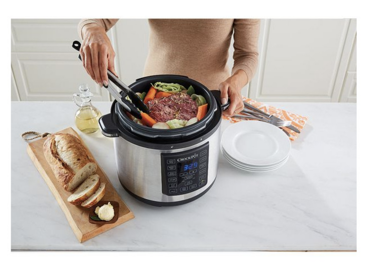 Crock-Pot Express Crock Multi Cooker 5.7L CPE200 - Silver