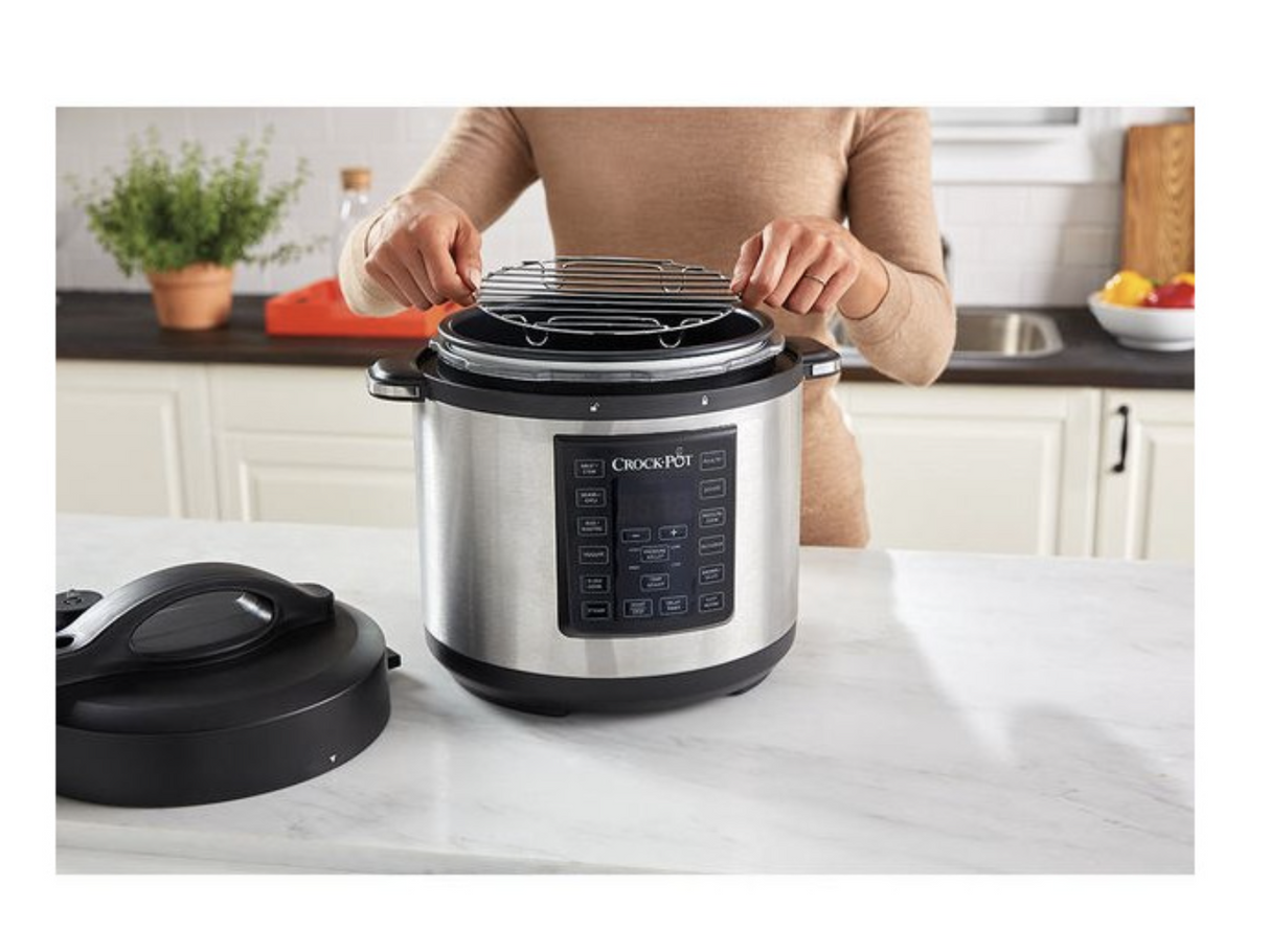 Crock-Pot Express Crock Multi Cooker 5.7L CPE200 - Silver