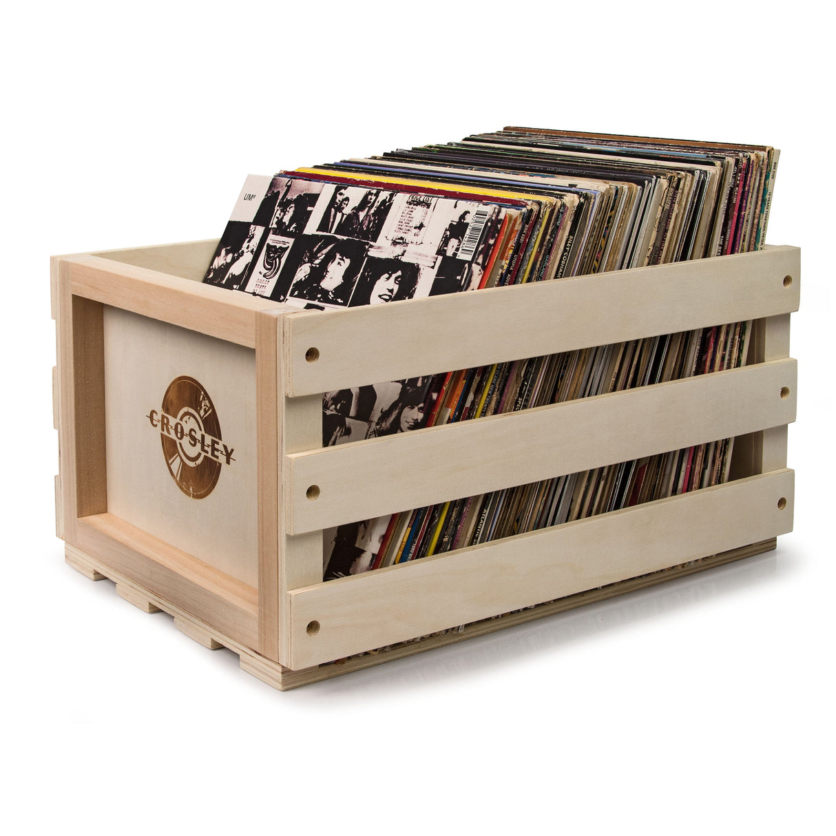 Crosley Voyager Dune - Bluetooth Portable Turntable & Record Storage Crate