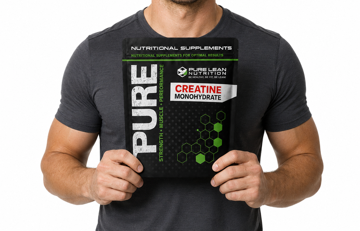 4KG Pure Lean Nutrition Creatine Monohydrate Powder Bulk Pack - Micronised (HPLC Tested Gym Supplement)