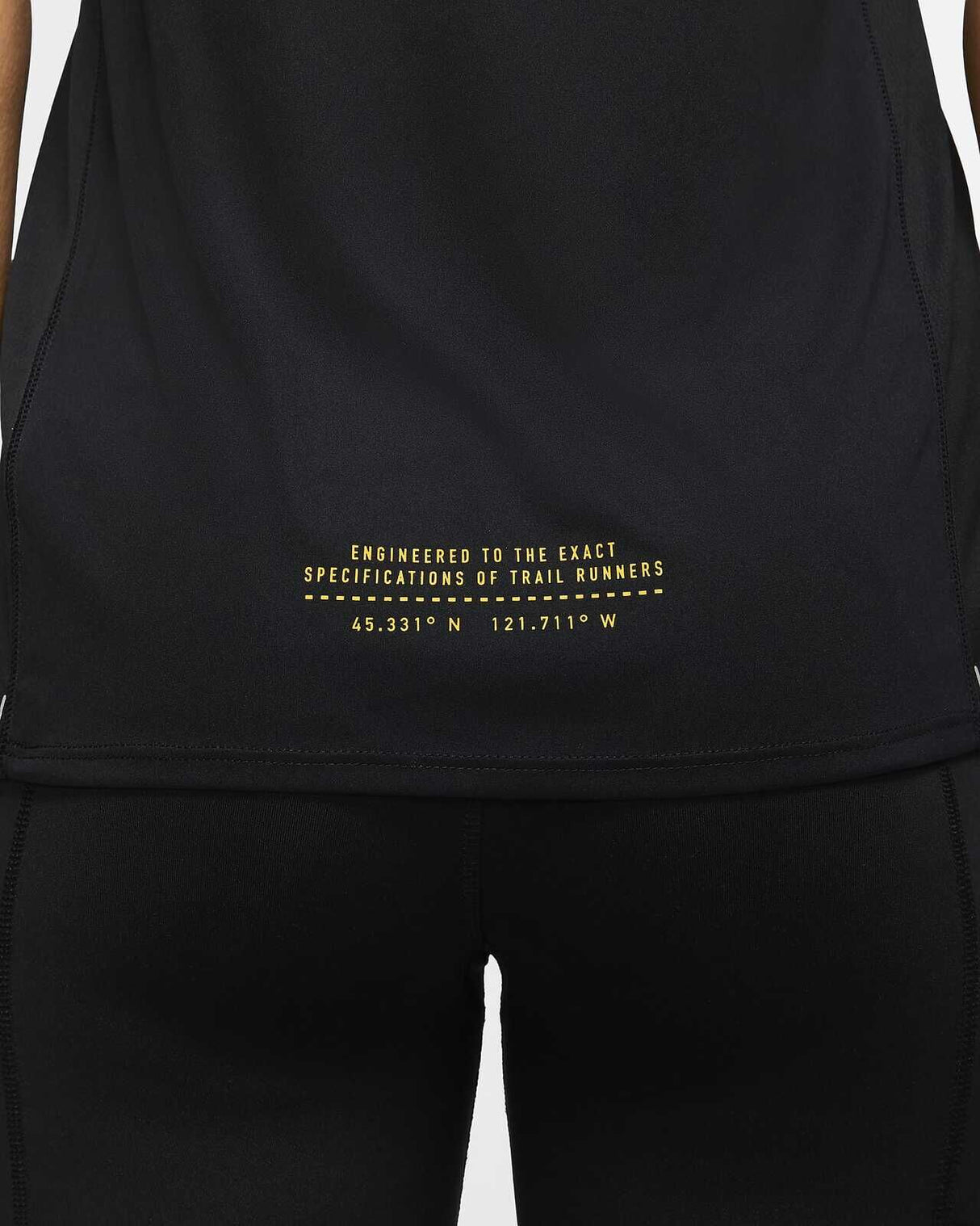 Nike Trail City Sleek Womens Running Tank Vest - Black (Reflective Logo)