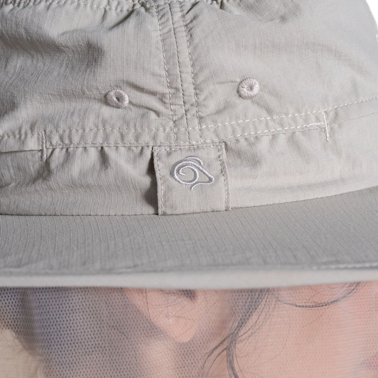 Craghoppers NosiLife Ultimate Hat II Unisex Anti-Insect Mesh Face Sun Hat UPF 50+ in Parchment