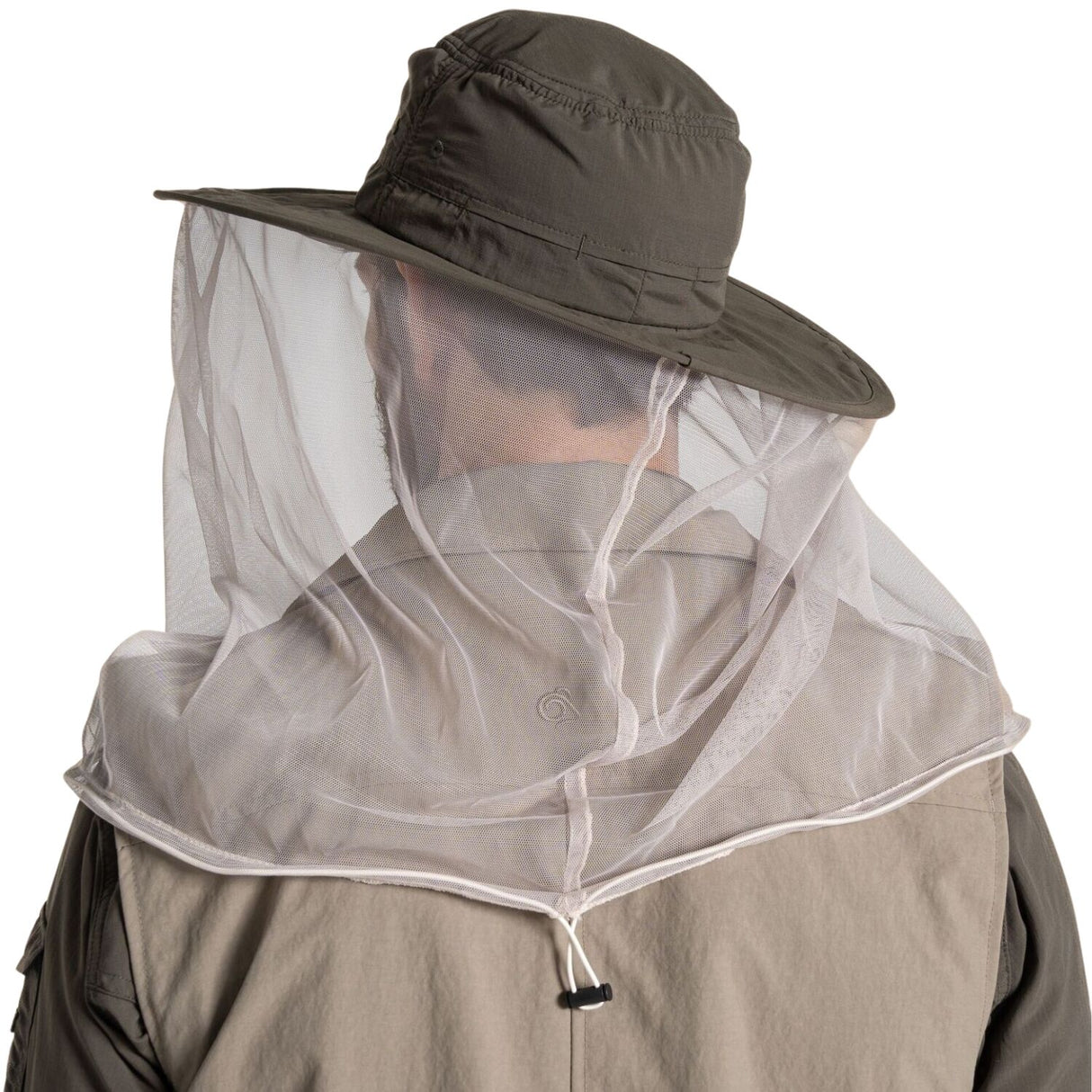 Craghoppers NosiLife Ultimate Hat II Insect Repellent Wide Brim Mesh UPF50+ in Woodland Green