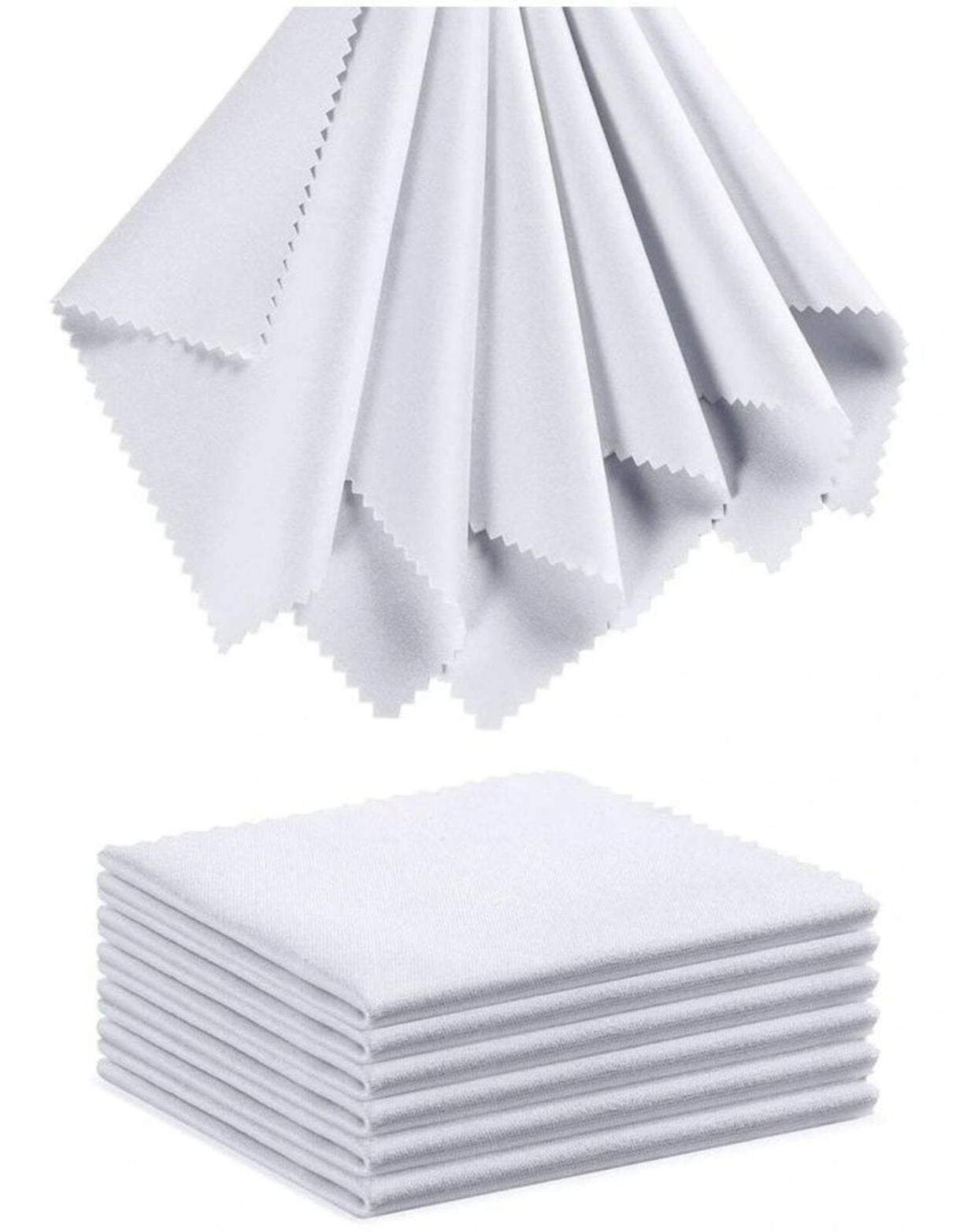 Crystal Wipes Glasses & Screen Wipes Soft Microfibre Lens Cleaner Cloth Watch - 20 Pack