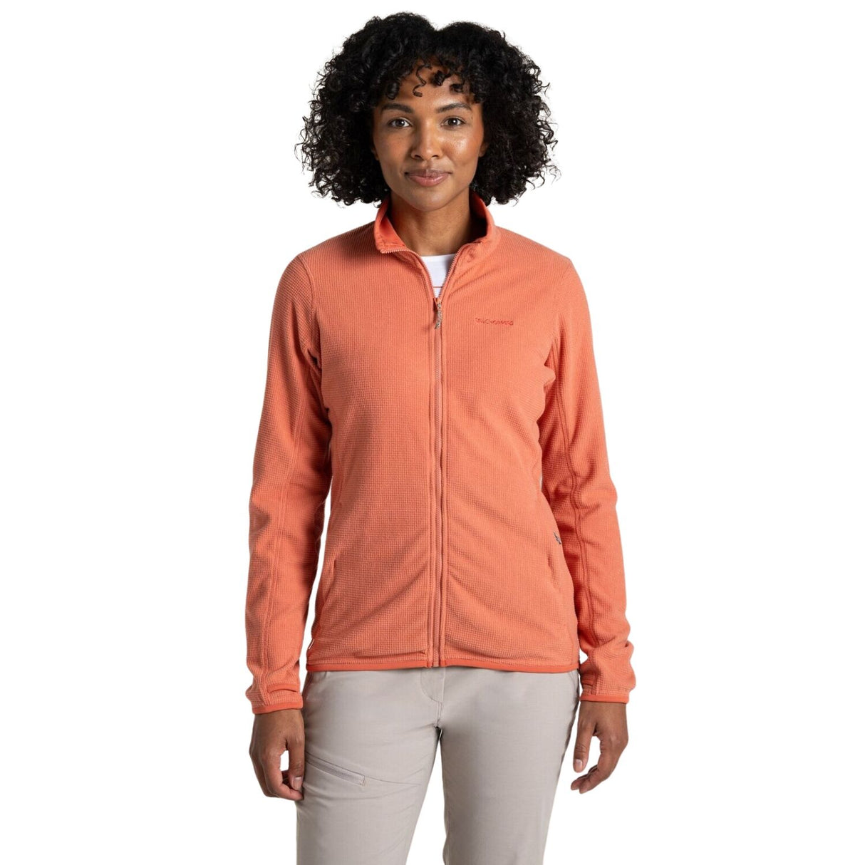 Craghoppers Womens NosiLife Anya Jacket Lightweight Insect Repellent Quick Dry in Red Sandstone