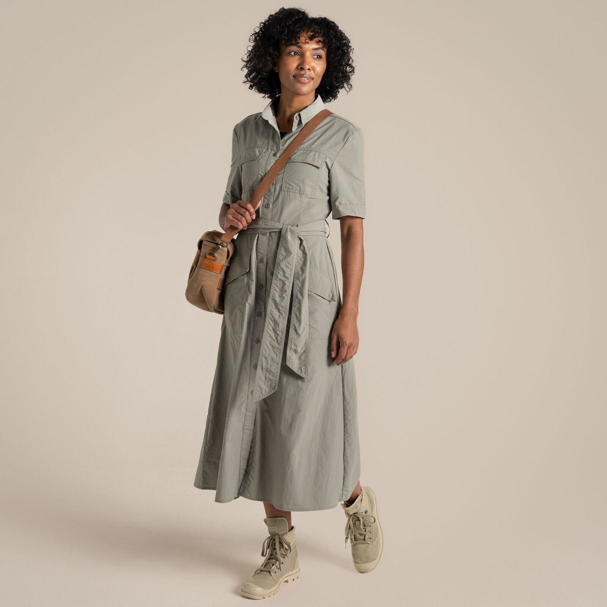 Craghoppers NosiLife Carina Womens Adventure Dress Insect Repellent in Vert