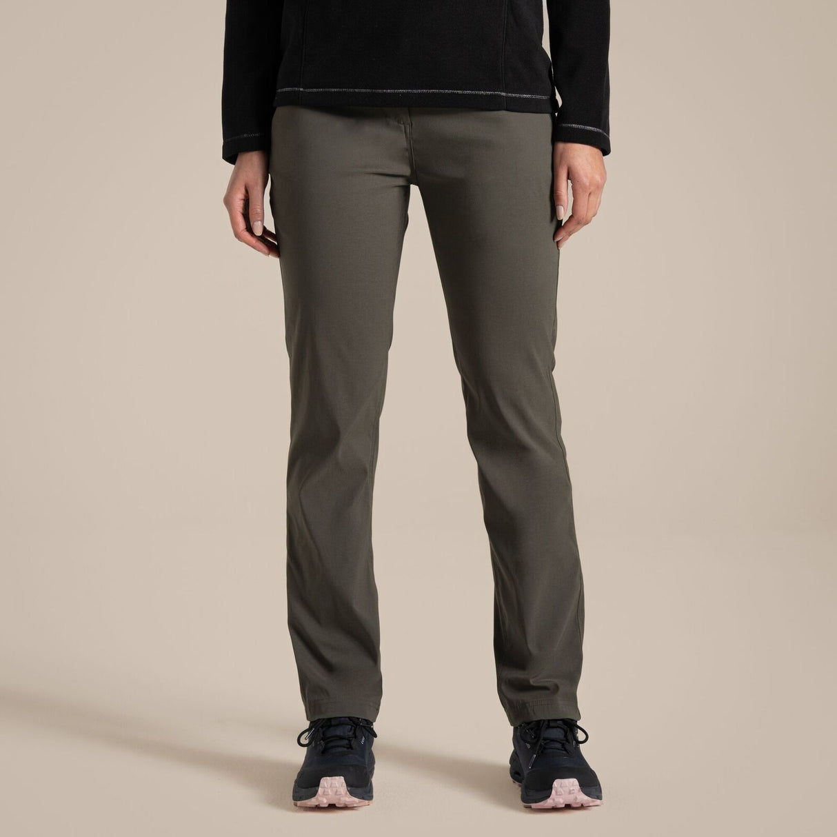 Craghoppers Kiwi Pro II Womens Trousers Pants (REGULAR) in Mid Khaki