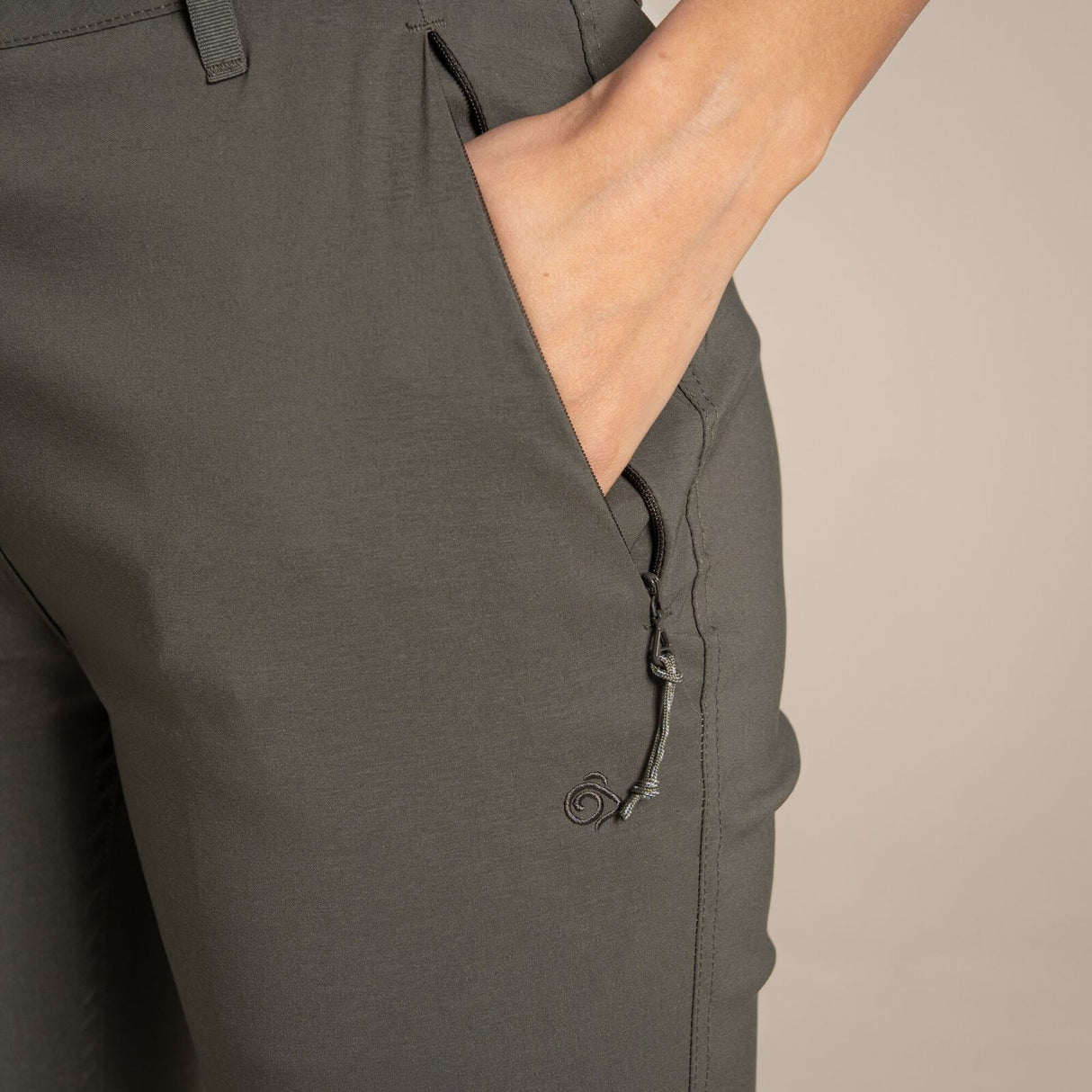 Craghoppers Kiwi Pro II Womens Trousers Pants (REGULAR) in Mid Khaki