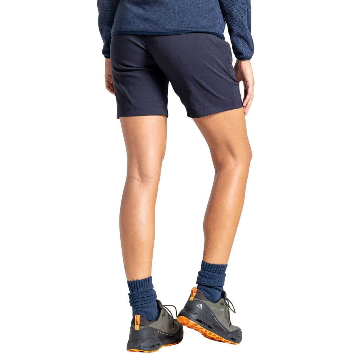 Craghoppers Womens Stretch Kiwi Pro II Shorts 7" Quick Dry UPF50+ Water Repellent in Dark Navy