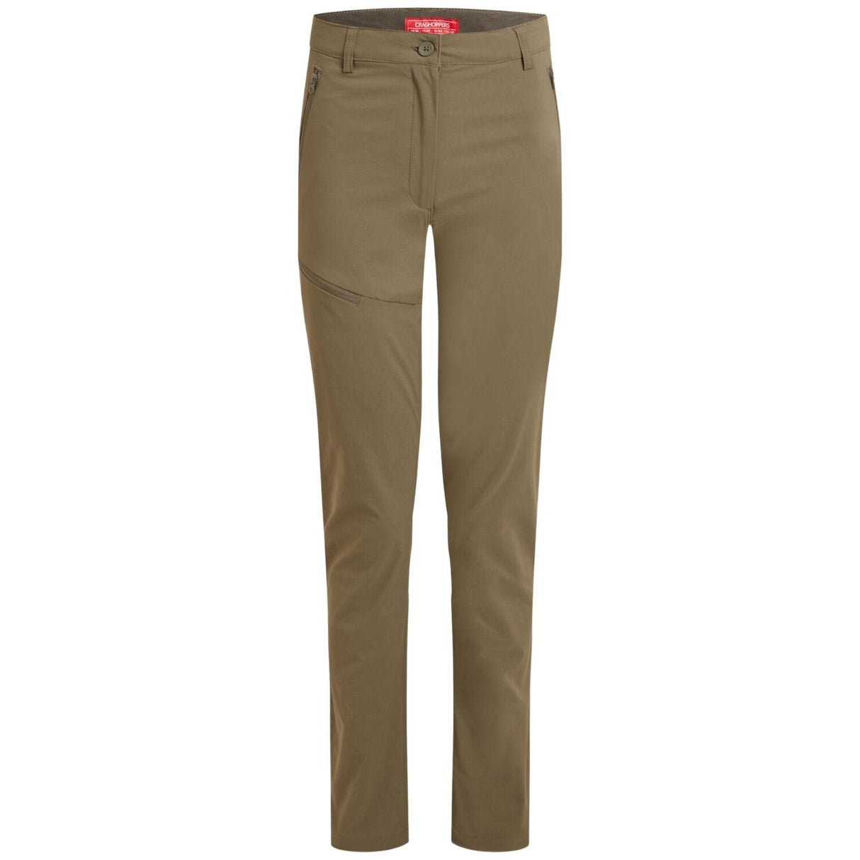 Craghoppers Womens NosiLife Pro Trouser III Stretch Insect Repellent Pants UPF50+ in Wild Olive