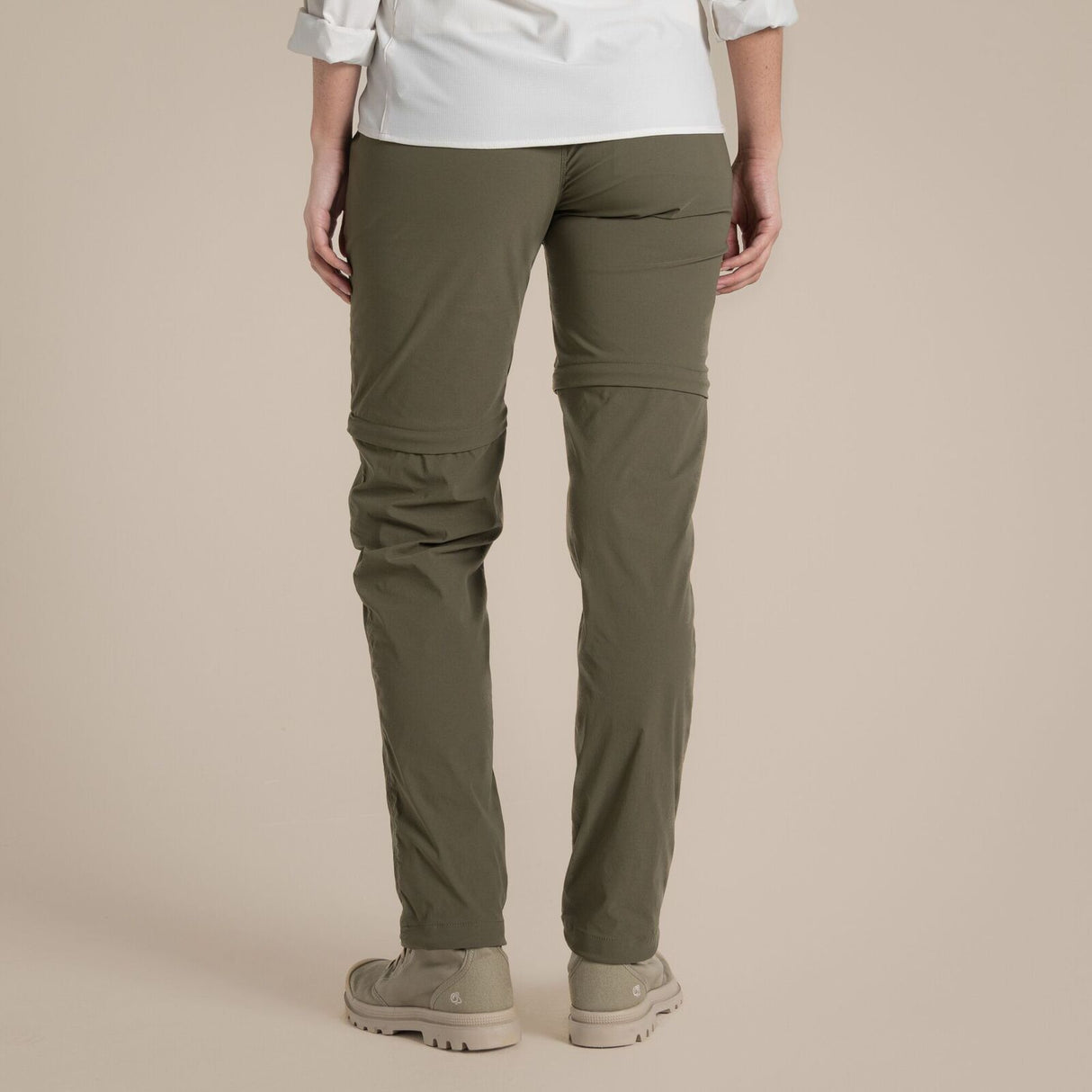 Craghoppers NosiLife Pro III Womens Convertible Trousers Pants (REGULAR) in Wild Olive