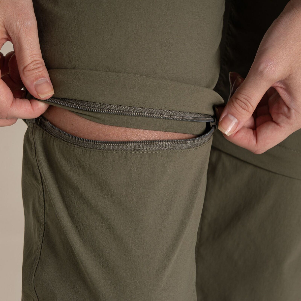 Craghoppers NosiLife Pro III Womens Convertible Trousers Pants (REGULAR) in Wild Olive