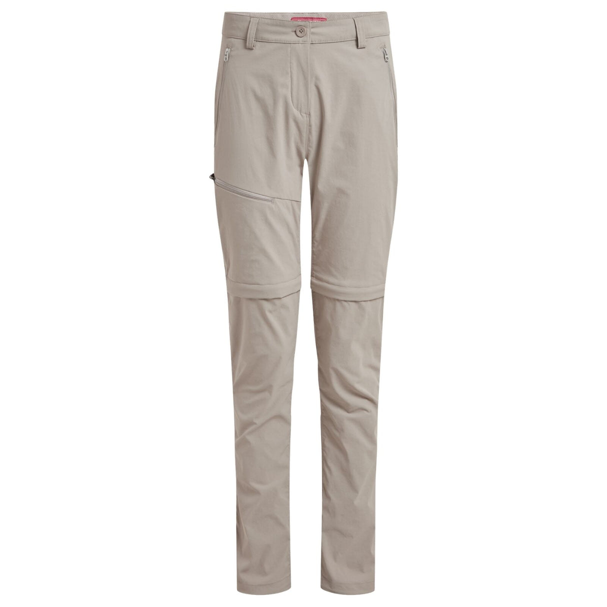 Craghoppers NosiLife Pro III Womens Convertible Trousers Pants Regular - Soft Mushroom
