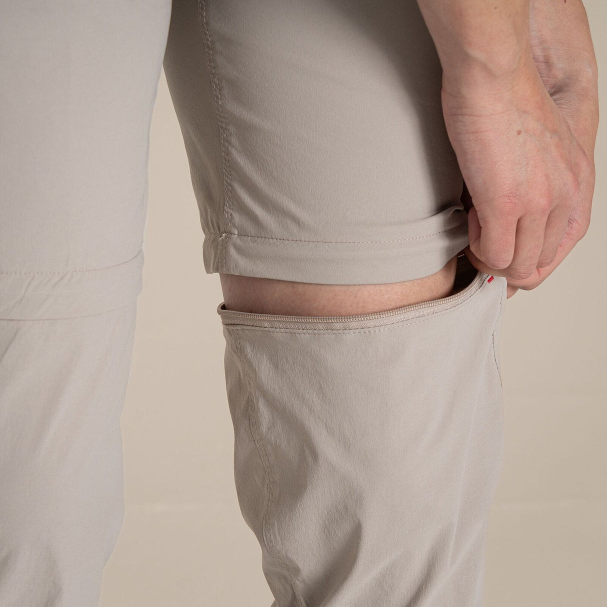 Craghoppers NosiLife Pro III Womens Convertible Trousers Pants Regular - Soft Mushroom