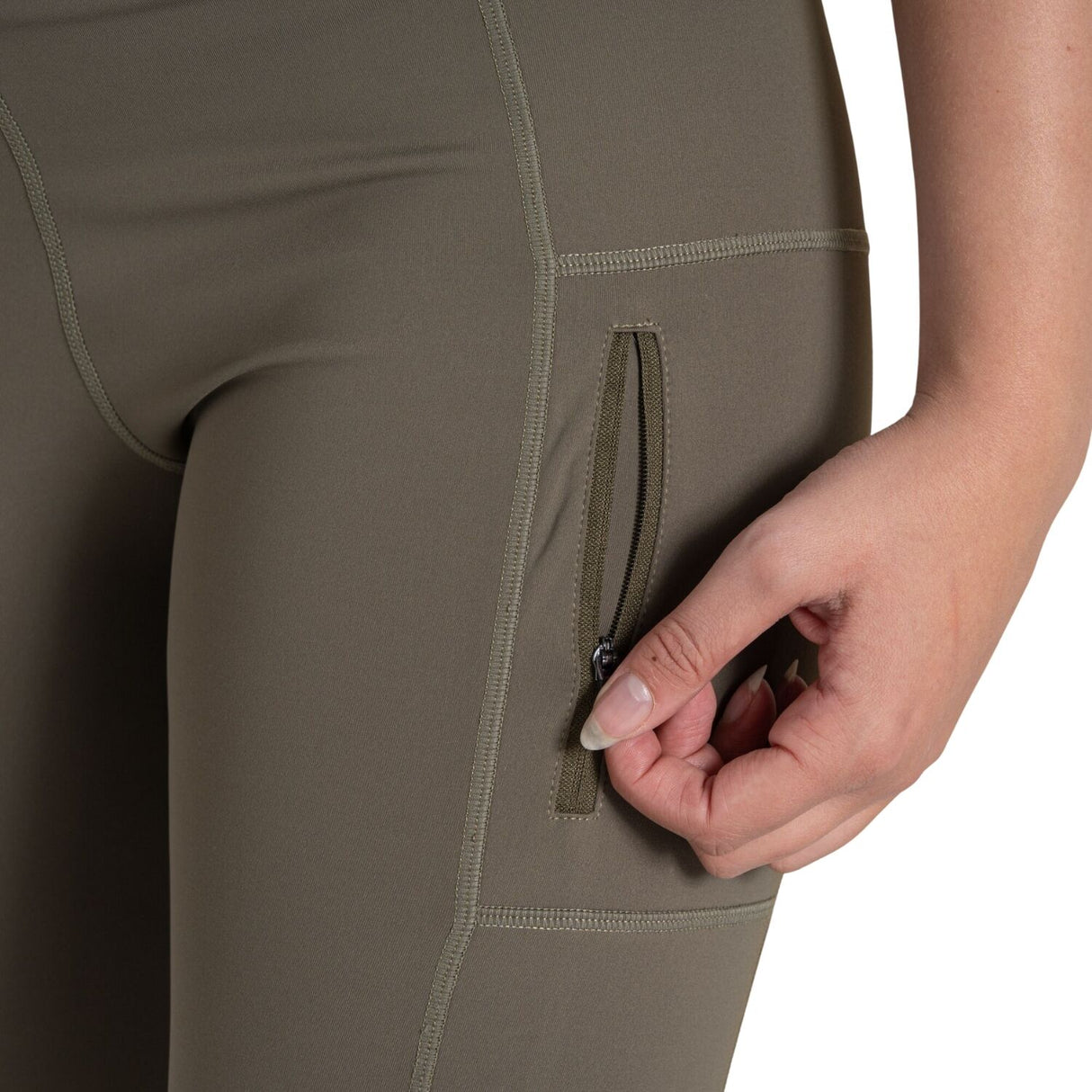 Craghoppers NosiLife Adeena Women’s Leggings UPF 50+ Anti-Insect Stretch Travel in Wild Olive