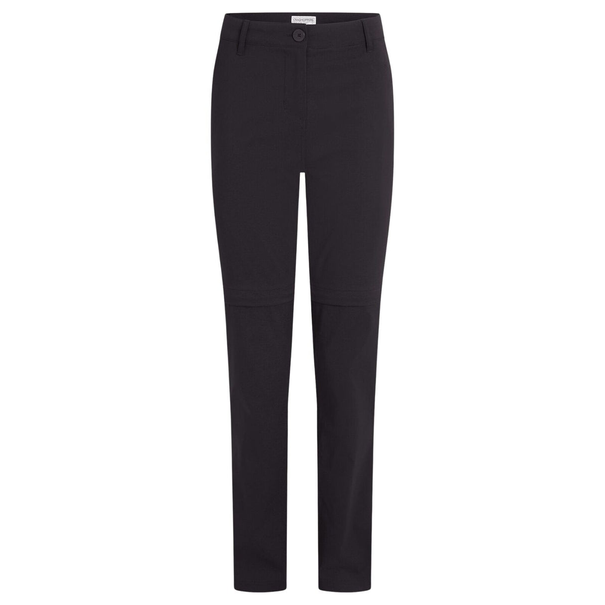 Craghoppers Kiwi Pro III Convertible Womens Trousers Pants (REGULAR) in Black