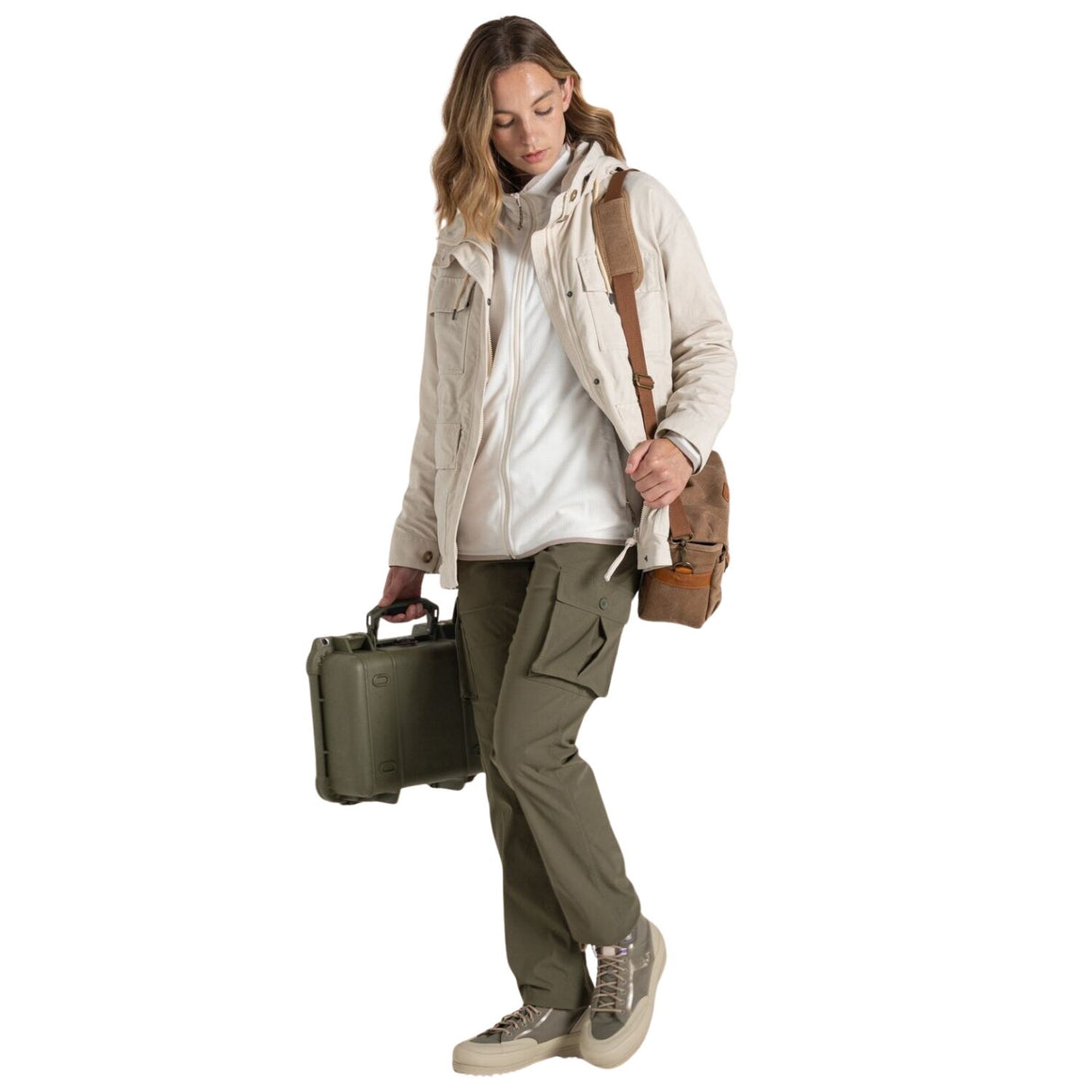 Craghoppers Womens Adventure II Anti-Insect UPF 50+ Travel Jacket in Stone