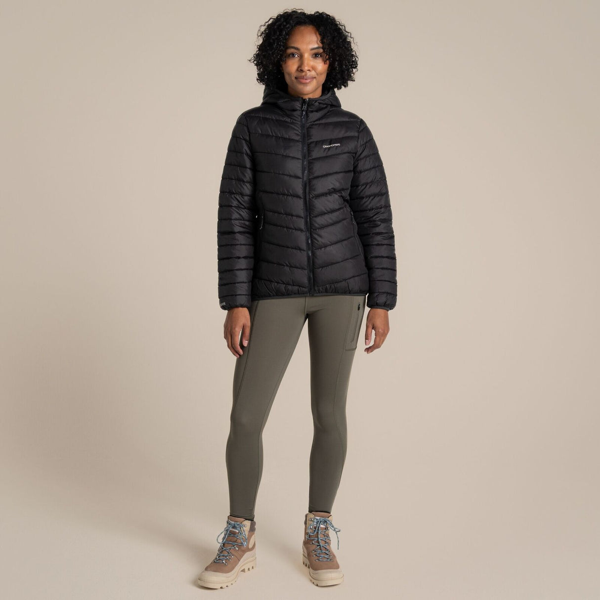 Craghoppers Womens Compresslite IX Hooded Insulating Jacket in Black