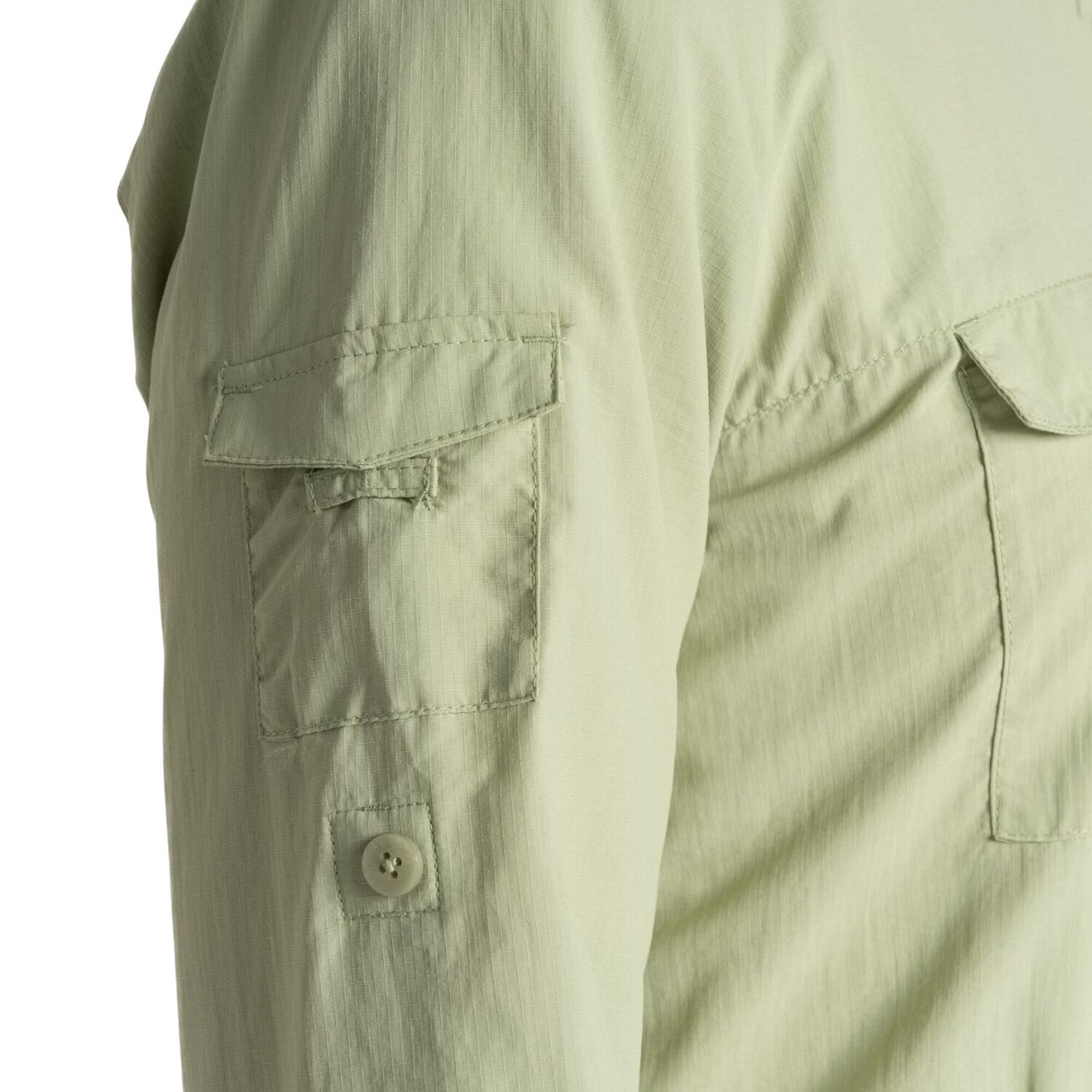 Craghoppers Womens Adventure Anti-Insect Quick Dry Long Sleeve Shirt III in Bud Green