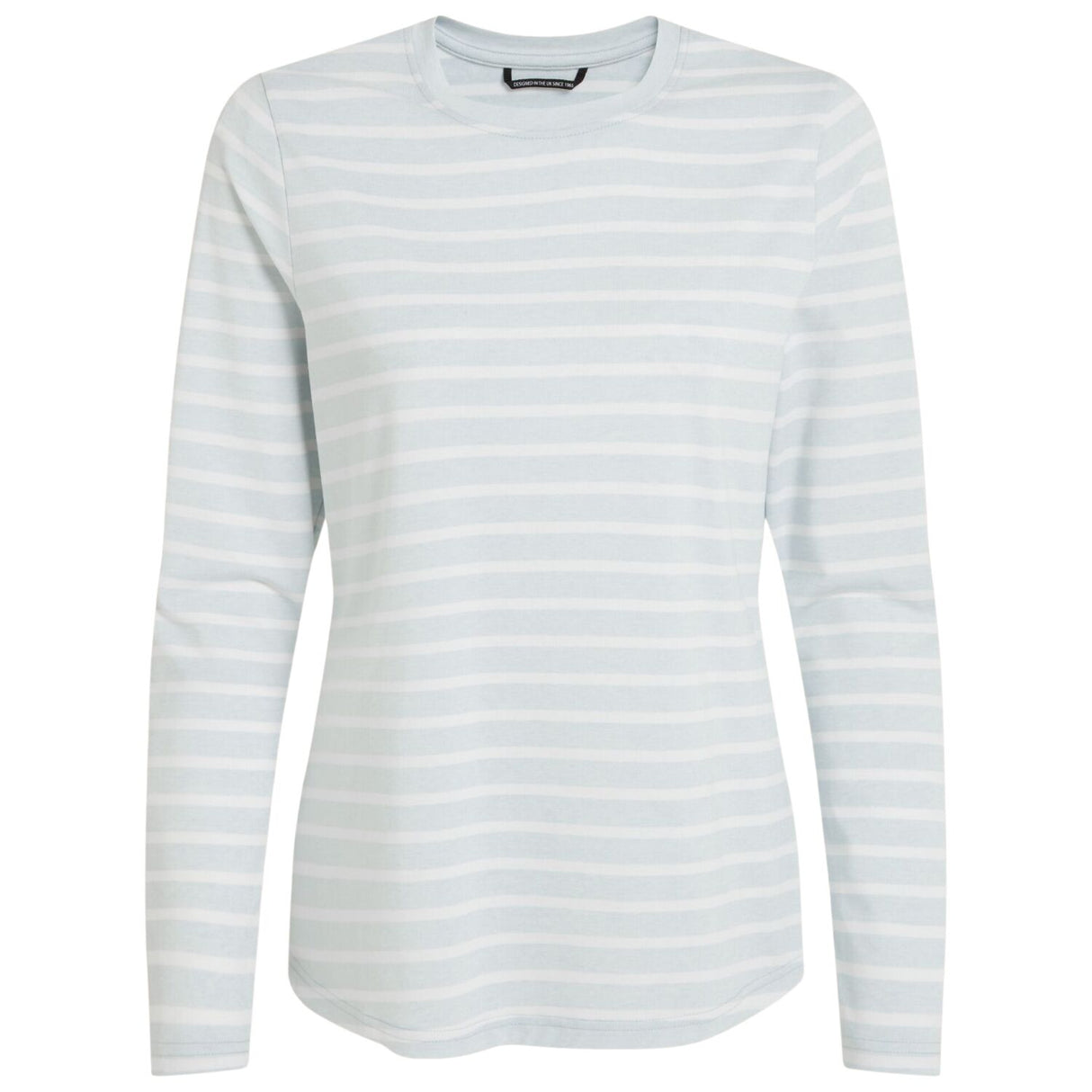 Craghoppers Womens Akona Anti-Insect Lightweight Long Sleeve Top in Nimbus Blue Stripe