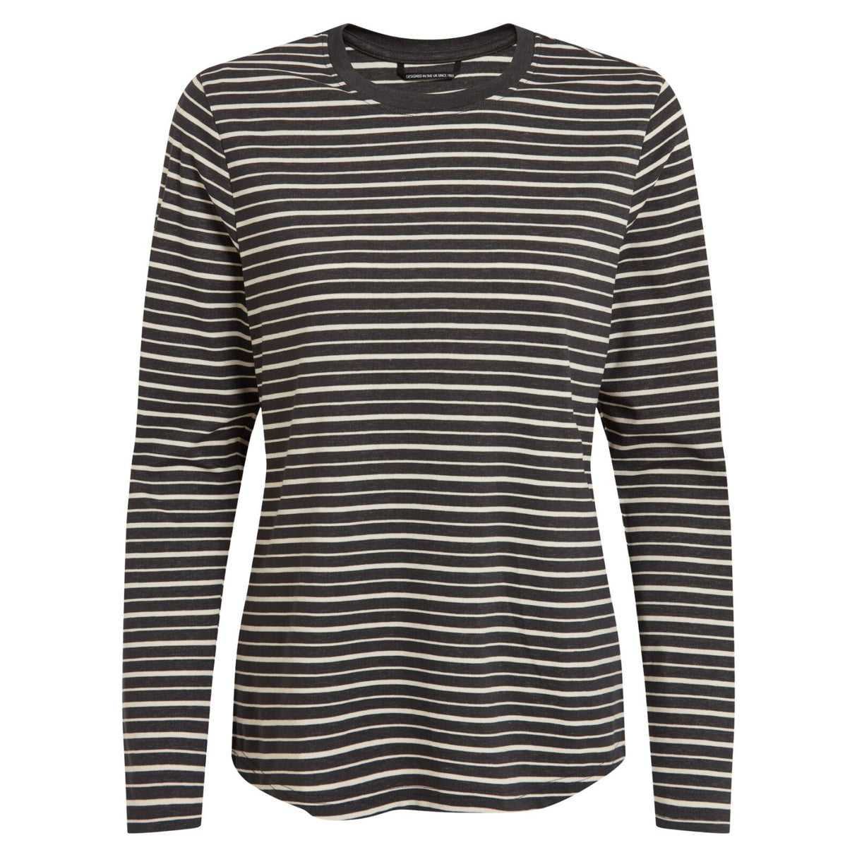Craghoppers NosiLife Akona Long Sleeved Top in Charcoal Stripe - 16
