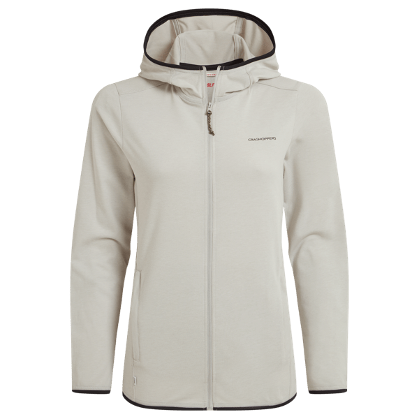 Craghoppers NosiLife Afia Hooded Slim Fit Jacket in Light Grey Marl - 12