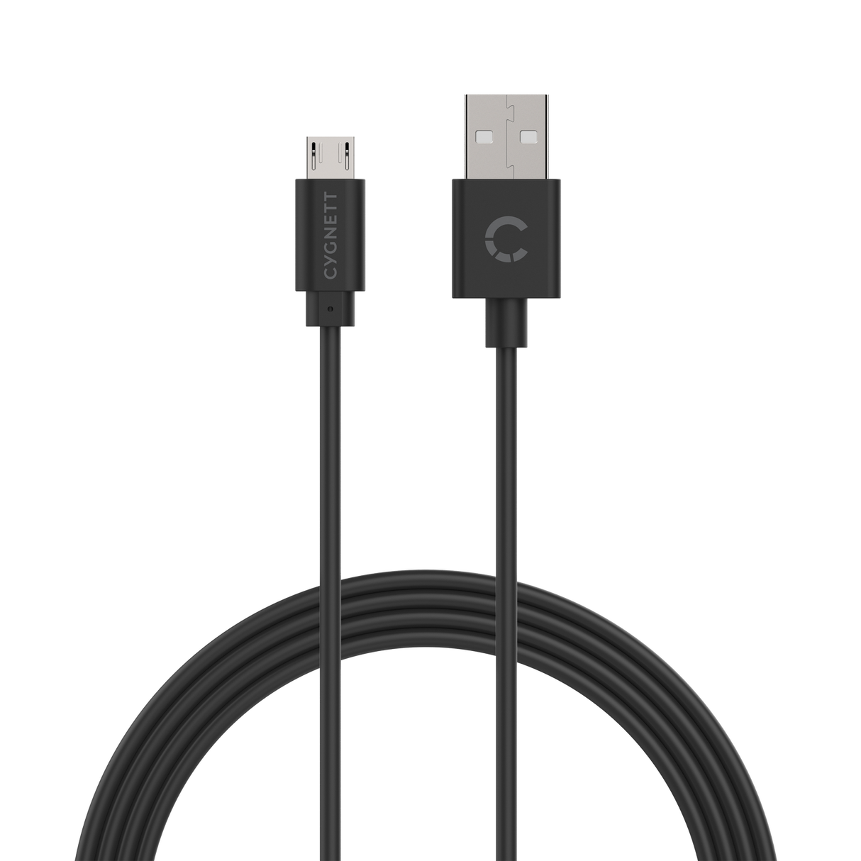 Cygnett 2-Metre Essentials Micro USB to USB-A Cable in Black