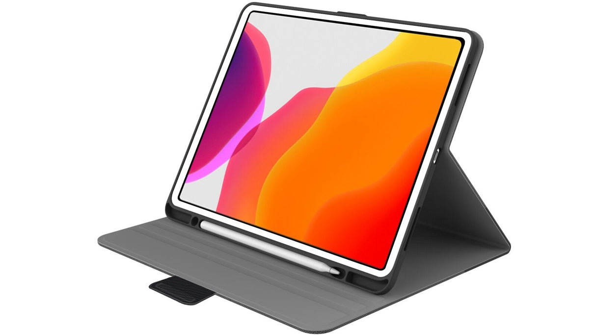 Cygnett TekView Case iPad Pro 12.9 Gen 3/4/5/6 Folio Stand Pencil Holder Sleep/Wake in Grey/Black