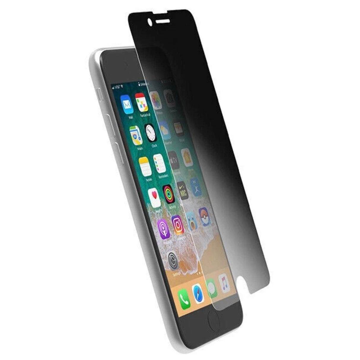Cygnett PrivateShield 2.5D Antibacterial Glass Screen Protector for iPhone 6/7/8