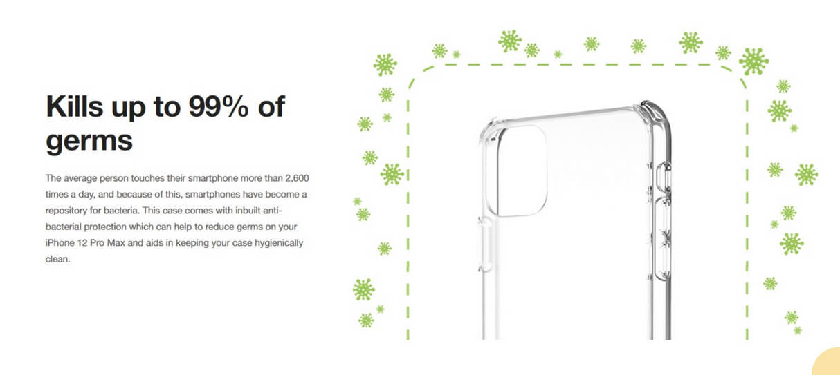 Cygnett AeroShield Clear Protective Phone Case for iPhone 12 Pro Max - Clear